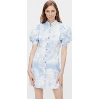 👉 Blousejurk katoen vrouwen blauw 'Sky' 5715214535815