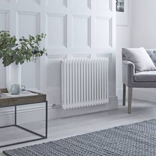 👉 Design radiatoren klassiek regent wit CE staal Designradiator Elektrisch Horizontaal 60 x 78,5cm | Keuze WiFi-Thermostaat Windsor 5051752739460