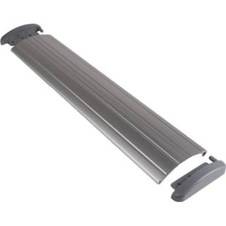 👉 Brievenbus zilver aluminium One Size klep/tochtklep 34 x 7 cm - Isolatie Brievenbuskleppen Tochtwering 8720276885874