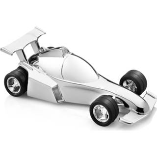 👉 Spaarpot verzilverd One Size zilverkleurig Zilverstad 6357261 Racewagen gelakt 74 x 152 45 mm 4042835048839