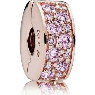 👉 Bedel roze rose zilver One Size array Pandora 781817PCZ Clip-Stopper rosekleurig Pink Sparkling Elegance 5700302593877