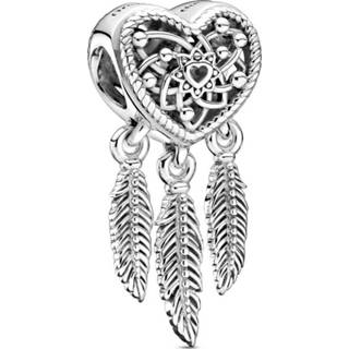 👉 Zilver One Size zilverkleurig Pandora 799107C00 Hangbedel Drie Veren Droomhanger 5700302895766