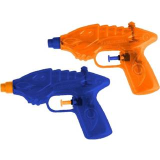 👉 Waterpistool blauw One Size 2x Waterpistool/waterpistolen 16,5 cm 8720576389683