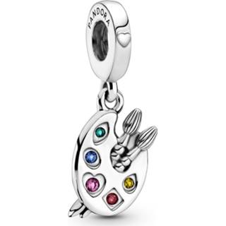 👉 Zilver One Size array Pandora Passions 799320C01 Hangbedel Artist's Palette 5700302916577
