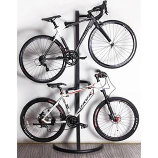 👉 Fietsenrek zwart Sterk Staand om 2 fietsen op te hangen - Eenvoudig Compact Ophangen van boven elkaar Fiets ophangsysteem Display Standaard Rek Voor Racefiets MTB Mountainbike Electrische Hoogte: 220 Cm. Decopatent® 90165159736