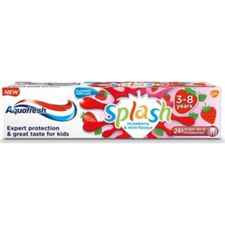 👉 Tandpasta One Size no color Splash pasta do zębów dla dzieci 3-8 lat Strawberry & Mint 50ml 5054563089472