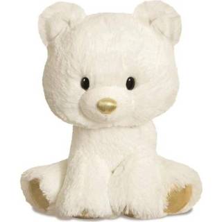 👉 Knuffel wit pluche One Size Aurora Glitzy Tots Polar Bear 20 cm 5034566613577