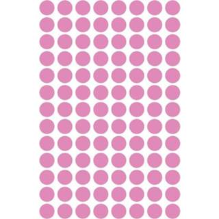 👉 Etiket roze One Size Color-GeenKleur Zweckform 8mm rond blister 4 vel a 104 et. 4004182040232
