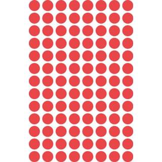 👉 Etiket rood One Size Color-GeenKleur Zweckform 8mm rond blister 4 vel a 104 et. Non-permanent 4004182035894