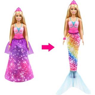 👉 Tienerpop roze kunststof One Size meisjes Barbie Dreamtopia: Prinses 35 cm 6-delig 887961913958