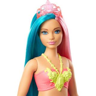 👉 Tienerpop roze kunststof One Size meisjes Barbie Dreamtopia: Zeemeermin 30 cm 887961813012