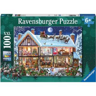 👉 Puzzel XXL kerst legpuzzels Kerstavond Thuis (100 stukjes) 4005556129966