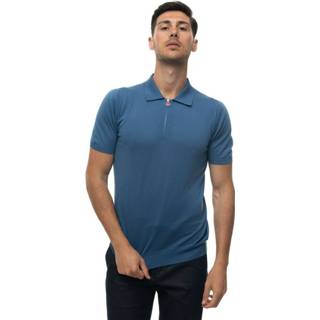 👉 Poloshirt male blauw Polo shirt