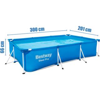 👉 Zwembad Steel Pro 300 x 201 x 66 cm