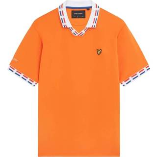 Poloshirt XL male oranje Football Polo Shirt