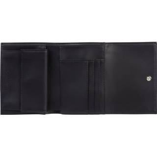 👉 Portemonnee zwart medium One Size vrouwen Calvin Klein - RFID Trifold wallet dames black 8719853683781