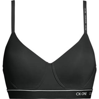 👉 Katoen XS zwart vrouwen Calvin Klein - Dames CK One Voorgevormde Bralette 8719852522111