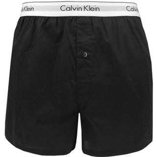 👉 Zwart s m Calvin Klein 2P woven slim fit boxers II - 8718935872402