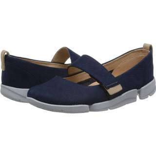 👉 Ballerina's nubuck blauw Clarks Ballerinas 5050408560854