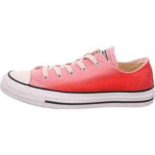 Veterschoenen textiel rood Converse 888753238969