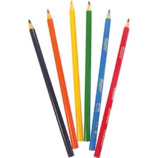 👉 Kleurpotlood hout One Size Color-Meerkleurig Crayola kleurpotloden 17,5 cm 12 stuks 5010065036208