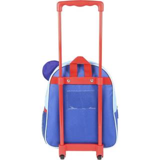 👉 Disney Mickey Mouse trolley/reiskoffer rugtas voor kinderen - Weekendtas/reistas - Reis kinderkoffer - Handbagage tas/koffer voor peuters/kleuters