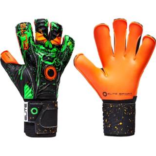 👉 Keepershandschoenen oranje zwart foam latex 5 One Size Elite Ork latex/foam oranje/zwart maat 7290109935768