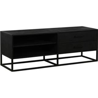 👉 Zwart tv meubel Blackwood | 140 cm
