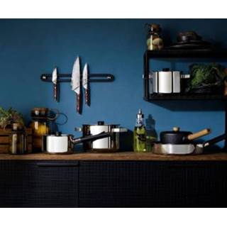 👉 Steelpan zwart RVS One Size zilver Nordic Kitchen - Ø 16 cm 1,5 liter Eva Solo 5706631197243