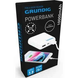 👉 Powerbank wit One Size Grundig - 10000 Mah 8711252147512