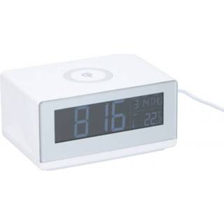 👉 Wekker wit One Size Grundig - met Draadloze Oplader Digitale Klok Slaapkamer 8711252147505