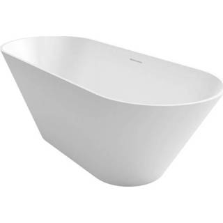 👉 Vrijstaand bad wit mat solid surface Riho Barcelona 170x70cm 8714148492338