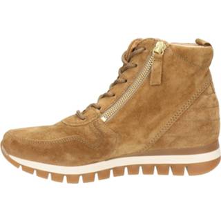 👉 Veter schoenen suede vrouwen cognac Gabor veterschoenen 8720251261471