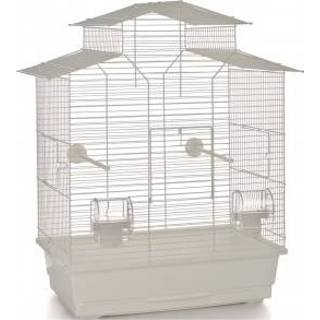 Vogelkooi iza 2 pagode Wit Vogelkooi wit iza 2 pagode 8712695062165