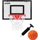 👉 Basketbalbord zwart active VirtuFit Pro Mini met 2 Ballen en Pomp - 8719325756340