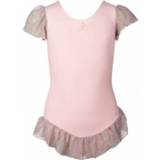 👉 Ballet pakje katoen kinderen meisjes zachtroze korte mouwen normaal programma Never Out 128 roze Papillon balletpak Rainbow Ballerina maat 8715517791427