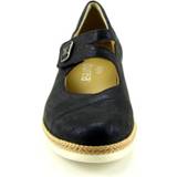 👉 Blauw vrouwen damesschoenen leer Durea 5731 wijdte g 4061674780588