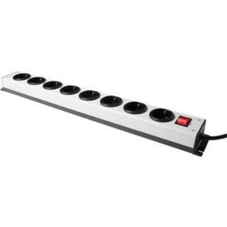 👉 Kaiser 1016K ZL8I-SW PDU Stekkerdoos Belgisch 8x Type E-Sockets