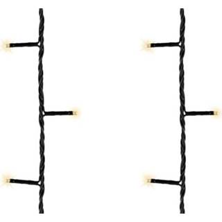 👉 Kerstverlichting wit kunststof 2x twinkle op batterij warm 48 lampjes