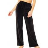 👉 Mandala - Women's High Rise Velvet Pants - Trainingsbroek maat XL, zwart