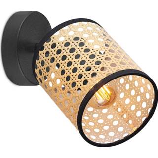 👉 Opbouwspot zwart Light depot - LED Ratan 1L Outlet 8718808378406