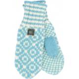 👉 Devold - Svalbard Mitten - Handschoenen maat L, grijs/turkoois/wit