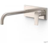 👉 Wastafelmengkraan RVS look Inbouw Tres Project Gebogen Uitloop 24 cm 8429546536477