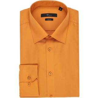 👉 Overhemd oker Venti Modern Fit oker, Effen 4053934668637