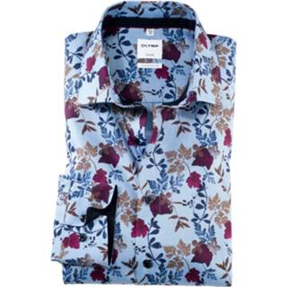 Overhemd veelkleurig OLYMP Luxor Comfort Fit veelkleurig, Bloemen 4063402371839