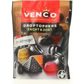 👉 Venco Droptoppers zacht zoet 210g 8714200217565