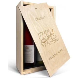 👉 Wijnpakket in gegraveerde kist - Salentein Pinot Noir en Chardonnay 4251217139786