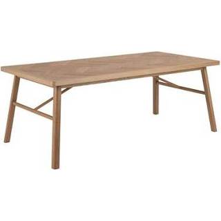 👉 Eettafel hout bruin Vestbjerg Lars 200 x 100 cm - Oak