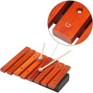 👉 Mallet Musical Instrument 8 Notes Wood Xylophone Includes 2 Wooden Mallets Music Toys Percussion
