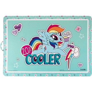 👉 Placemat voor kinderen My Little Pony 43 x 28 cm - Eten en knutsel placemat voor meisjes